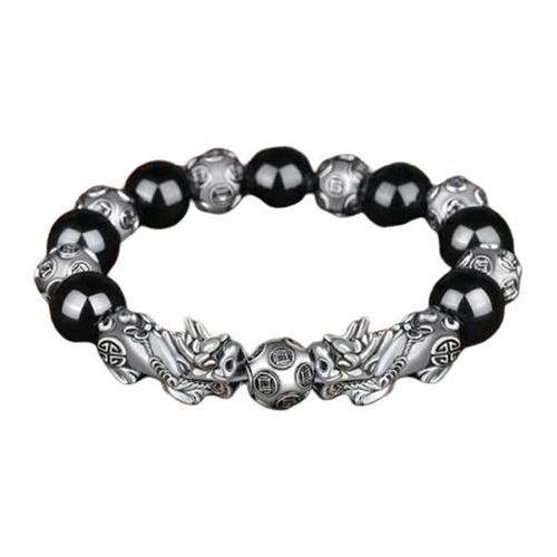 Goforrich Tibetan FengShui PiXiu Obsidian Bracelet