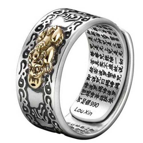 Goforrich Lucky FengShui PiXiu Wealth Ring