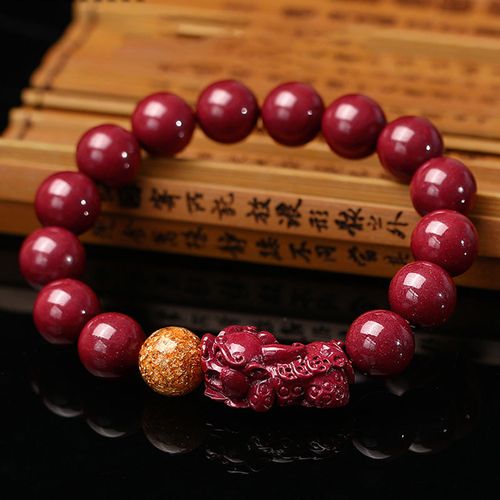 Goforrich Tibetan Cinnabar Pixiu Calm Bracelet