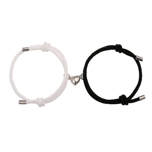 2Pcs Love Magnetic Couple String Strength Bracelet