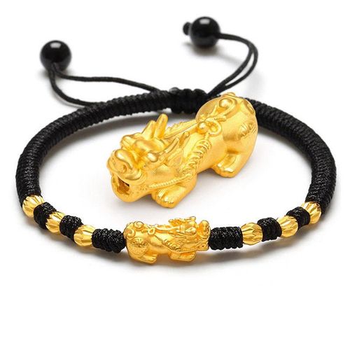 Goforrich Double Pixiu Wealth String Bracelet