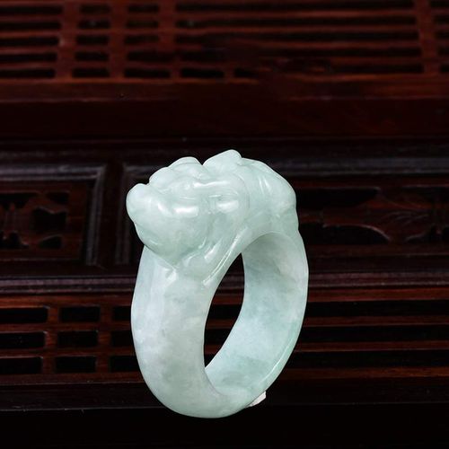 Goforrich Fengshui Wealth Jade PiXiu Luck Ring