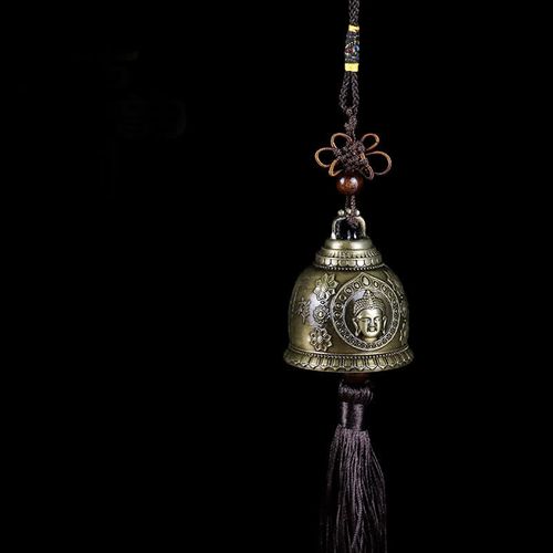 Buddha Stones Feng Shui Buddha Koi Fish Phoenix Wind Chime Bell Luck Wall Hanging Decoration