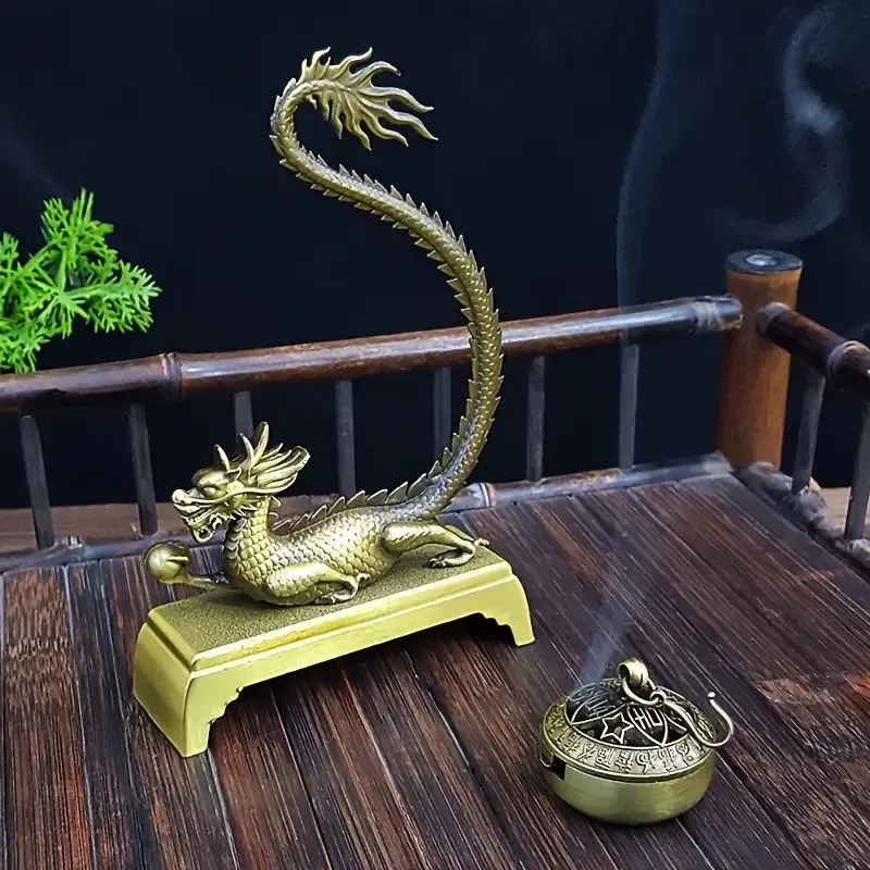 Golden Dragon Incense Burner｜Where Heritage Meets Modern Serenity 🌟