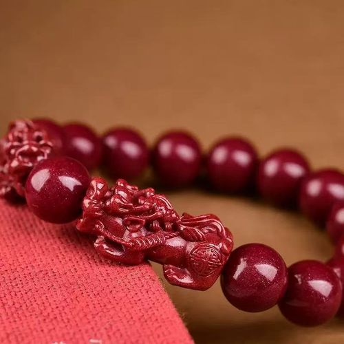 🍀🧧Natural Cinnabar Pixiu Bracelet | Your Wealth & Lucky Amulet