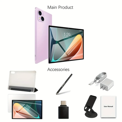 Android Tablet 10inch tablet 12G+512GB 4G SIM card 5Gwifi Android12 business education tablet