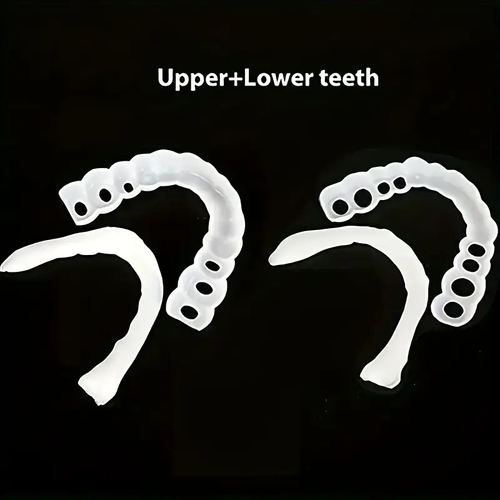 Buy one get two free Natural Denture Set | Food-Grade Resin | Comfort Fit for Men & Women