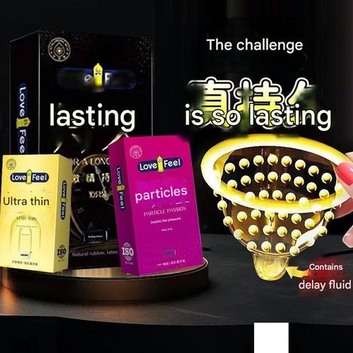 Men's Condoms Creative Personalized Design Ultra-Thin Classic Long-Lasting Protection Adult Sexual Wellness Products for Couples Authentic Anti-Slip Safety Condoms