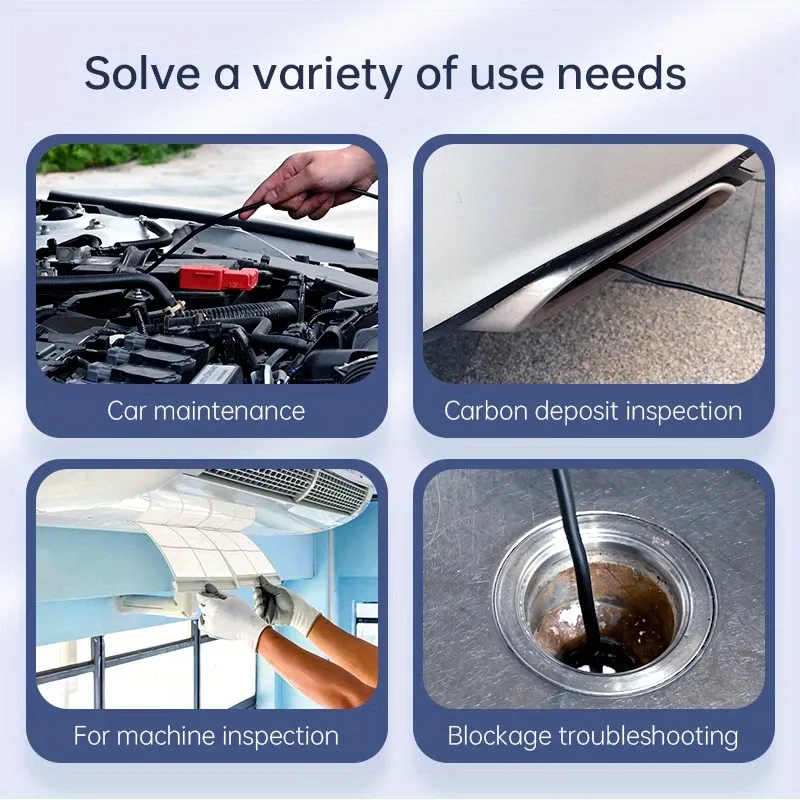 New 5–10mm HD Industrial Endoscope with Display Screen | Pipeline & Maintenance Inspection Tool | In-Stock Wholesale