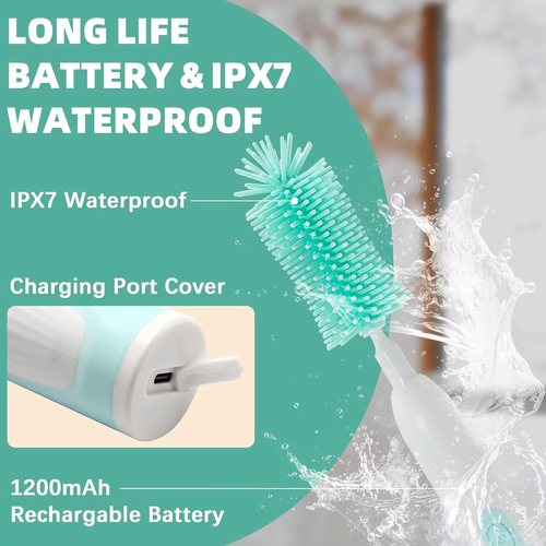 Reusable Eco-Friendly Baby Bottle Brush Set for Travel & Home Use