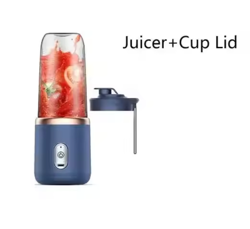 Portable Blender, USB Rechargeable Personal Juicer Cup, 6 Blades Mini Mixer for Smoothies Shakes, Travel Gym Home Student Use