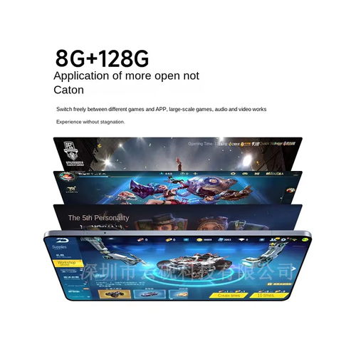 2026 New Cross border Tablet PC 10.4 Inch Large Screen Octa core T616 Processor Android 14 System 500MP Front 1300MP Rear Camera