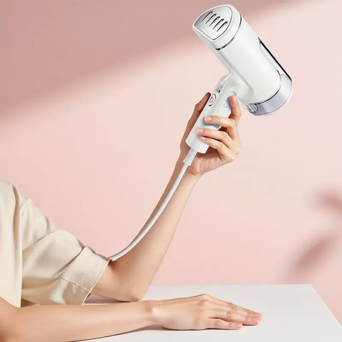 Portable Handheld Steamer for Clothes, Rotating Head Foldable Steam Iron, Wet Dry 2 in 1 Mini Garment Steamer Wrinkle Remover for Travel Home Dorm