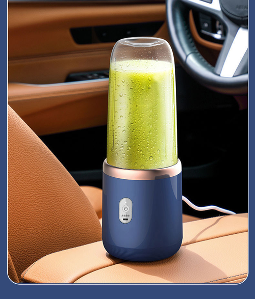 Portable Blender, USB Rechargeable Personal Juicer Cup, 6 Blades Mini Mixer for Smoothies Shakes, Travel Gym Home Student Use