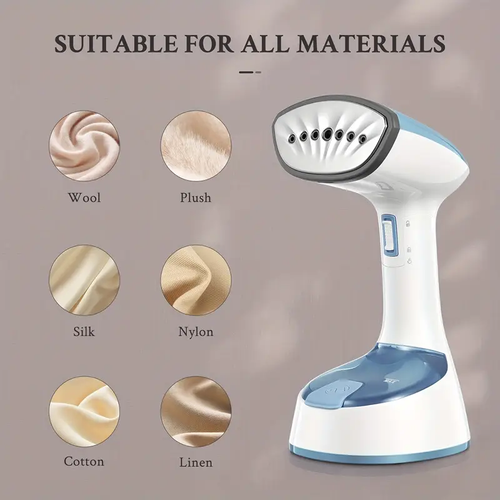 Portable Handheld Steamer for Clothes, Rotating Head Foldable Steam Iron, Wet Dry 2 in 1 Mini Garment Steamer Wrinkle Remover for Travel Home Dorm