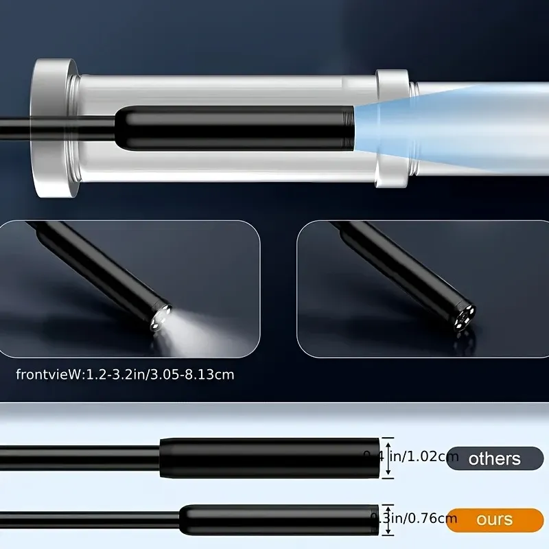 New 5–10mm HD Industrial Endoscope with Display Screen | Pipeline & Maintenance Inspection Tool | In-Stock Wholesale