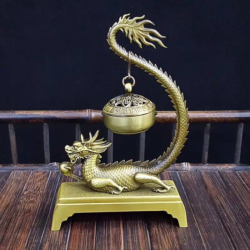 Golden Dragon Incense Burner｜Where Heritage Meets Modern Serenity 🌟