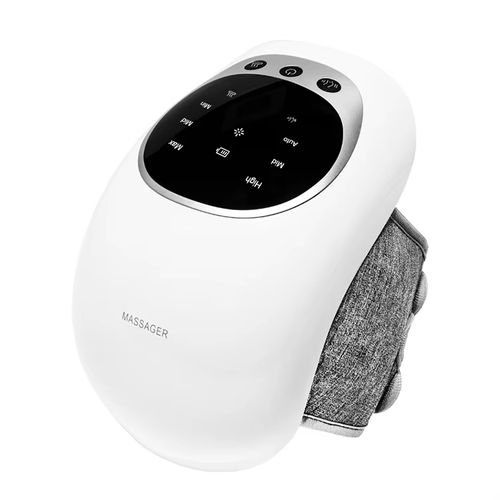 Factory-made warm self-heating vibrating knee massager for cross-border sale. New model electric heating knee massager for hot compress.