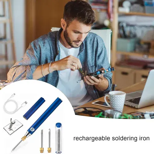 🔥The Ultimate Cordless Soldering Iron - Portable, Fast Heating, Precision Performance!