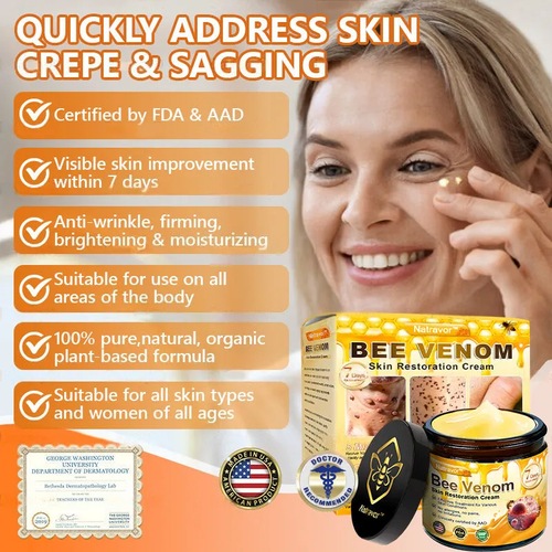 Made IN USA - Botox Bee Venom Skin Restoration Cream