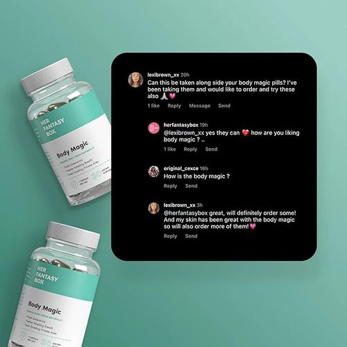 Her Fantasy Box | Body Magic Chlorophyll Capsules