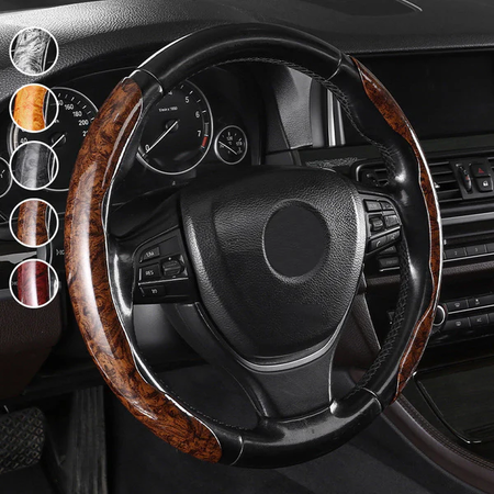 New Carbon Fiber Pattern Laser Ultra-thin Non-slip Universal Car Steering Wheel Cover