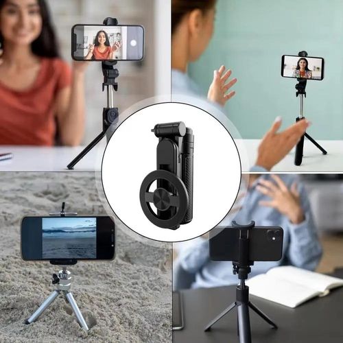 Quadruped 360 degree rotating mini selfie stick