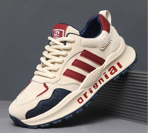 Red Stripe Casual Comfortable Sports Shoes