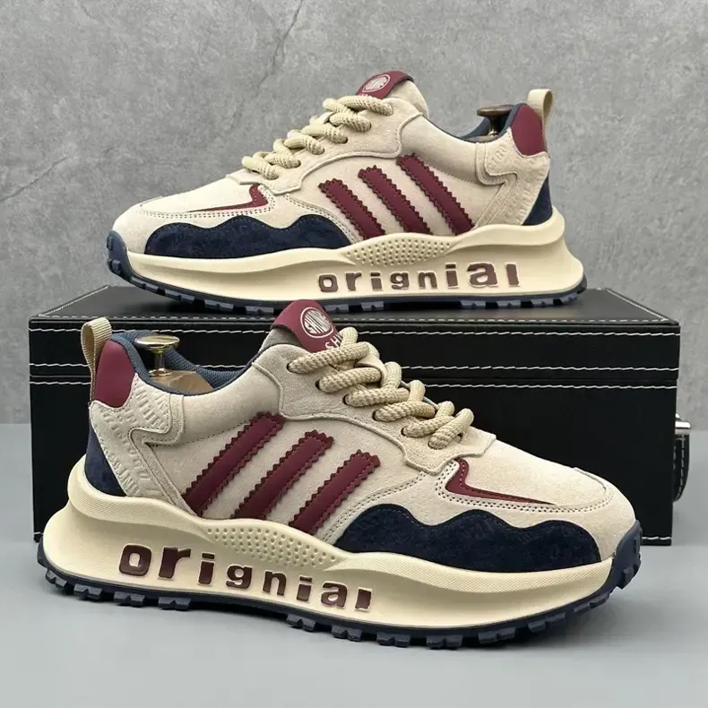 Red Stripe Casual Comfortable Sports Shoes
