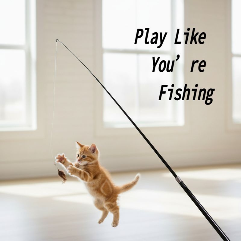 Pet Gift Set, Six-Piece Replaceable Insect Head Accessories with Bell Feathers, Suitable for Indoor Cat Play and Exercise, Release Cat Nature