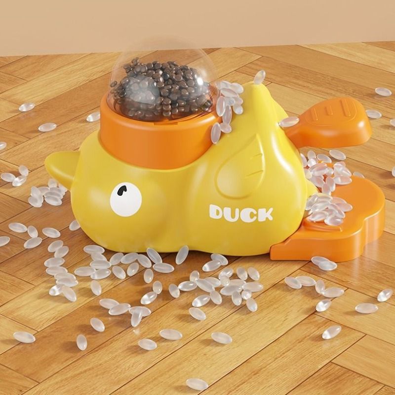 Little Yellow Duck Treat Launcher  Interactive Pet Toy Fun  Enriching, Helps Develop Your Pet Observation and Coordination Skills