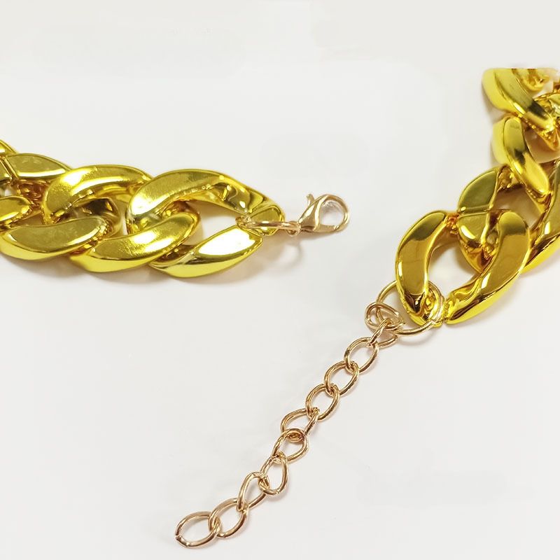 Pet Gold Chain Necklace – Lobster Clasp Design, Adjustable Length Adds a Bold, Powerful Look — Perfect for Cats and Dogs