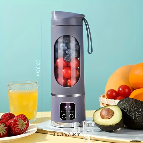 10.14 Ounces to 16.91 Ounces Portable USB Charging Blender And Juicer - Easy To Clean, Suitable For Fruit And Vegetable Drinks, Milkshakes