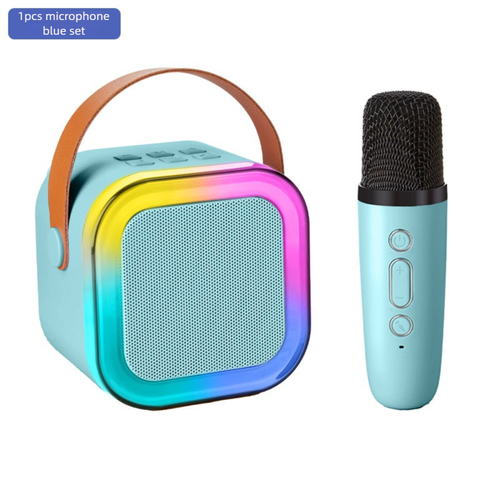 Mini Karaoke Machine With Microphone, Wireless Microphone For Adults With LED Party Lights, Adult Microphone For Men And Women Christmas Birthday Gifts