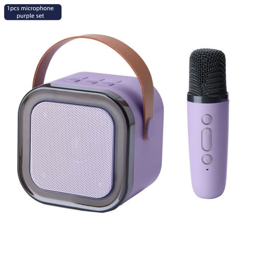 Mini Karaoke Machine With Microphone, Wireless Microphone For Adults With LED Party Lights, Adult Microphone For Men And Women Christmas Birthday Gifts