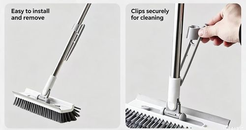 A-3-in-1Multifunctional Household Cleaning Brush, Soft Bristles Non-slip Handle Cleaning Tool for Shoes Clothes Kitchen Bathroom