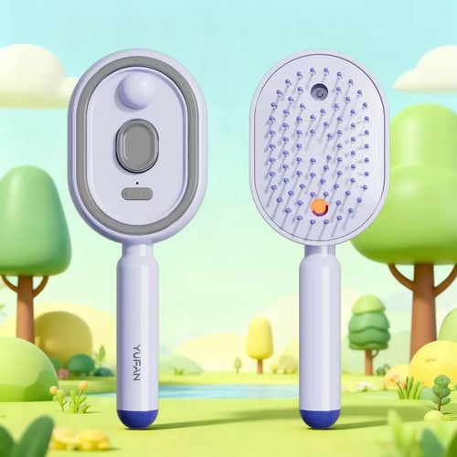 Electric Scalp Massage Comb Rechargeable Anti Static Hair Comb Portable Head Relaxation Massager Reduce Hair Loss Stress Relief Home Hair Care Tool