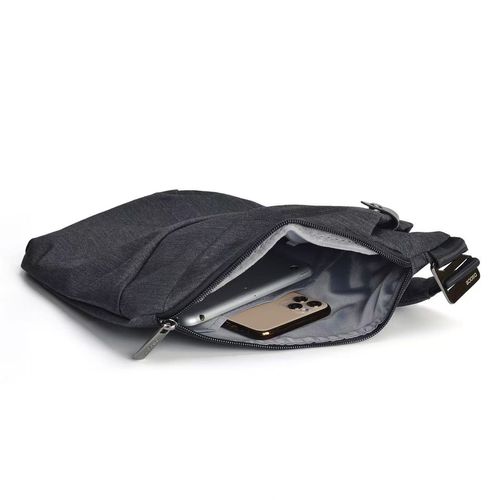 Anti‑Theft Chest Sling Bag, Lightweight Polyester Crossbody Shoulder Bag For Men Daily Travel