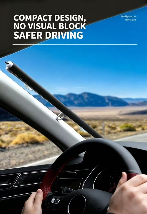 125×68cm Retractable Car Windshield Sunshade, Auto Roll Back Heat Insulation UV Protection Car Front Window Sun Shade