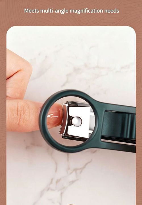 Magnifying Glass Nail Clipper Stainless Steel Portable Nail Cutter For Home Travel