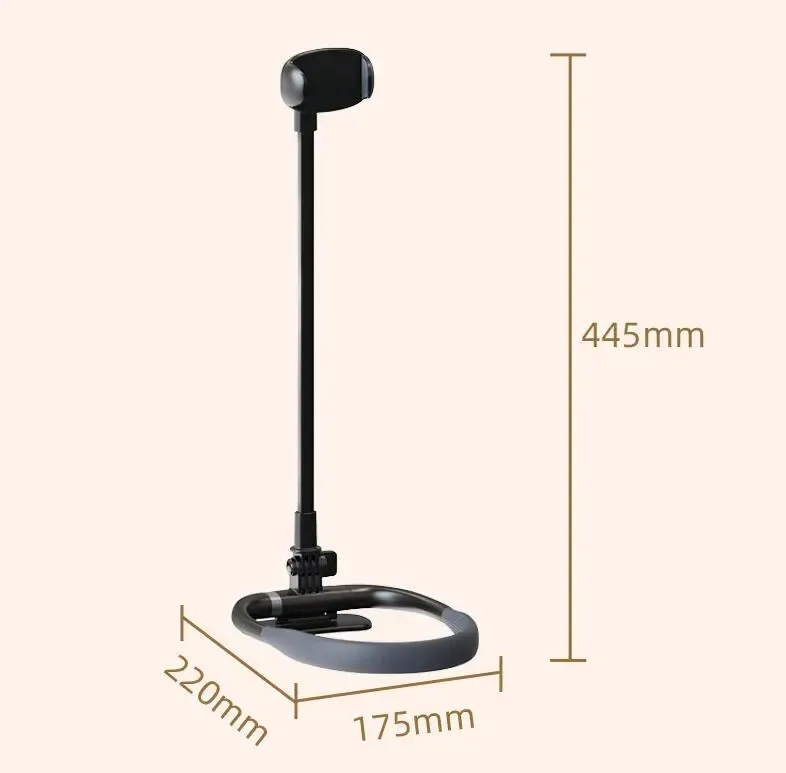 Neck Phone Holder 16 Flexible Gooseneck Magnetic Lock Hands-Free Stand for Bed DeskTravel Fits 4-7 Phones | Live Streaming  Vlogging Mount Cellphone Smartphone Grip Black US Silicone Adjustable Selfie Stick Stabilizer Multifunctional Selfie