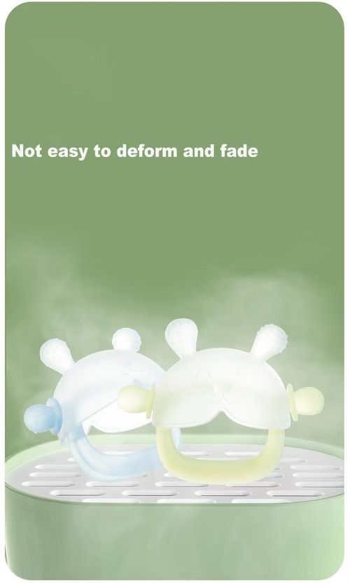 2-pack-Bunny Baby Teether Mitten - No Gagging - Nano Plasma Anti-Dust, BPA FREE Food Grade Silicone, Wearable Anti-Falling Wristband Design, Learning Grasping Toy for 3-18 Months Baby, Sensory Teether - Baby Items, Infant, sohochic, Animals, Bunny Ears
