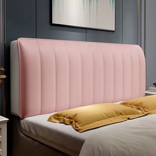 180cm Elastic Headboard Cover, Full Wrap Protector For 6×6 Queen Double Bed, Dustproof Moisture-proof Bed Head Slipcover