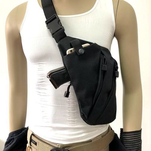 Anti‑Theft Chest Sling Bag, Lightweight Polyester Crossbody Shoulder Bag For Men Daily Travel