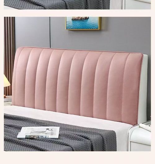 180cm Elastic Headboard Cover, Full Wrap Protector For 6×6 Queen Double Bed, Dustproof Moisture-proof Bed Head Slipcover