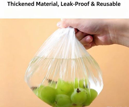 300Pcs Disposable Plastic Cling Wrap CoversFood‑Grade Elastic Bowl Covers for Kitchen Food Storage