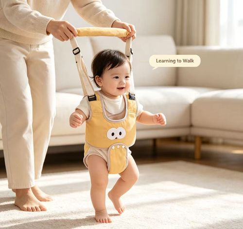 Baby Walking Harness, Toddler Anti‑Fall Learn‑to‑Walk Belt, Adjustable Soft Safety Harness for Baby Learning Walking, Relieve Parents Back Pain
