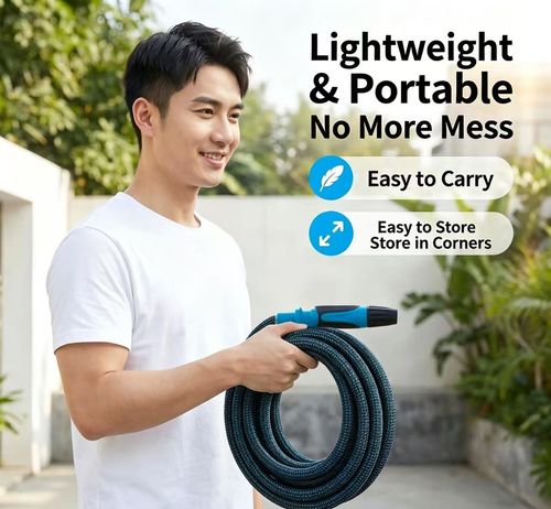 10M High Pressure Water Spray Gun, Explosion-proof Flexible Garden Hose for Car Washing, Watering & Floor Cleaning