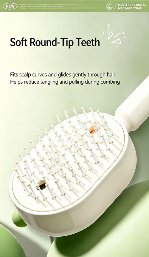Electric Scalp Massage Comb Rechargeable Anti Static Hair Comb Portable Head Relaxation Massager Reduce Hair Loss Stress Relief Home Hair Care Tool