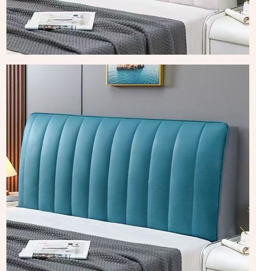 180cm Elastic Headboard Cover, Full Wrap Protector For 6×6 Queen Double Bed, Dustproof Moisture-proof Bed Head Slipcover